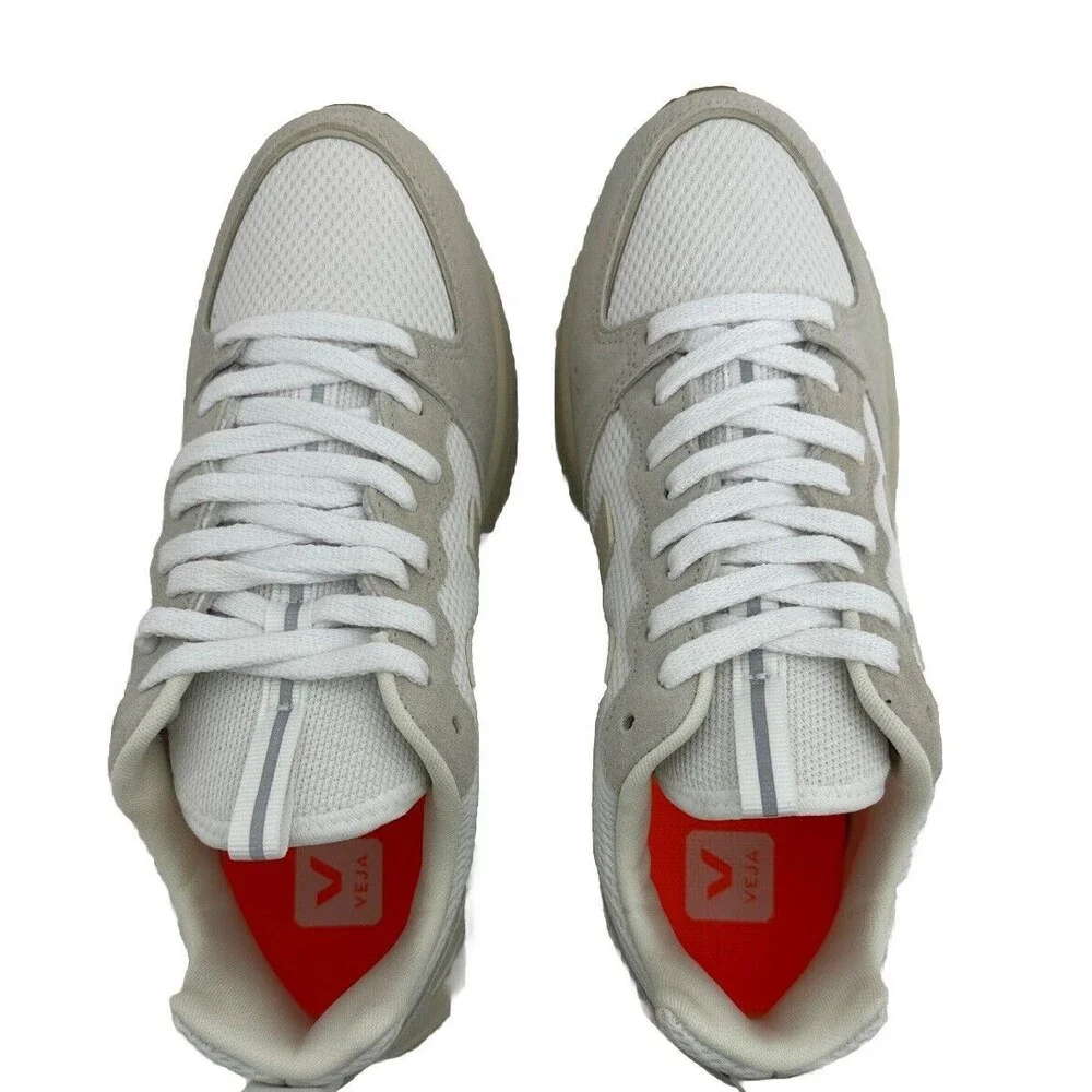VEJA Men's Venturi Canvas‎ Alveomesh White Pierre Natural Size 8 New